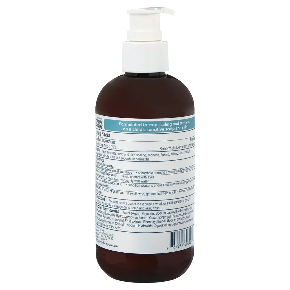 Dr. Eddie’s Happy Cappy Medicated Shampoo (3 x 8oz) for Children Treats Dandruff